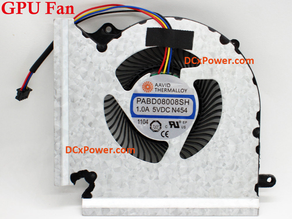 (image for) Laptop Internal Fan for MSI GE66 Raider GP66 Leopard 11UE 11UG 11UH MS-1543 Series CPU GPU Cooling Inside Left Right Cooler Assembly Genuine
